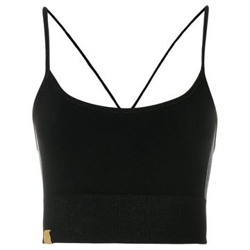 lamé Zen cropped top