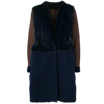 Mantel midi fur coat