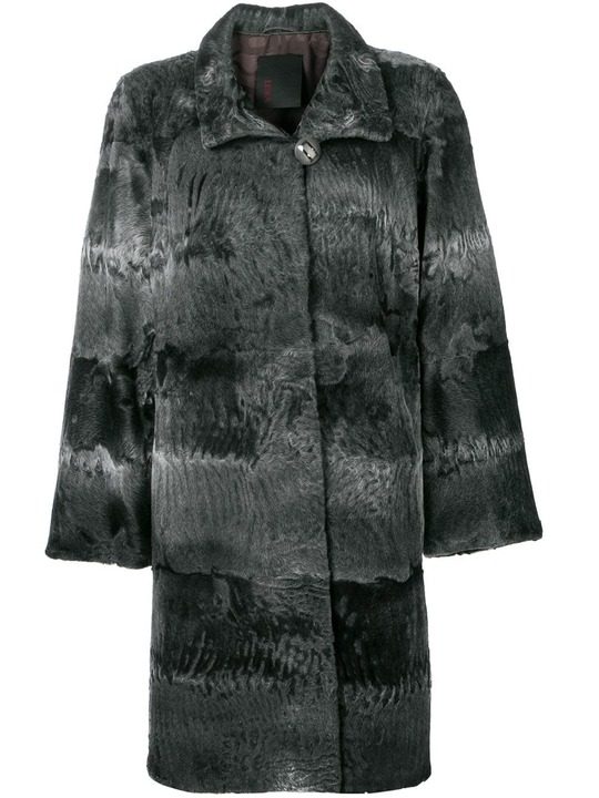 Elysa midi fur coat展示图