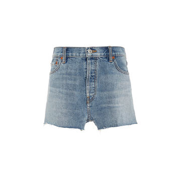 High-Rise Denim Shorts