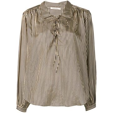 striped blouse