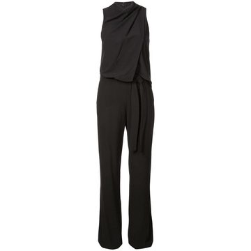 draped detail jumpsuit