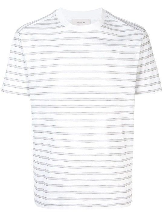 striped print T-shirt展示图