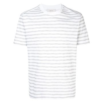 striped print T-shirt