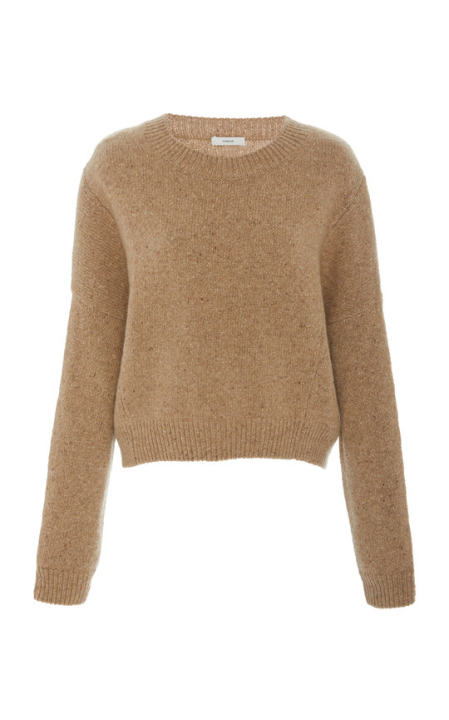 Speckled Cashmere Crew-Neck Sweater展示图