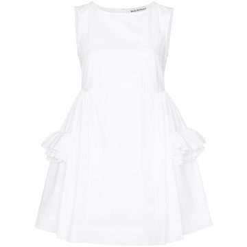 Izzy ruffled mini-dress