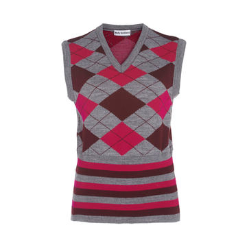 Greta Argyle Vest