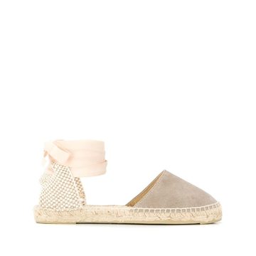 ribbon tied espadrilles