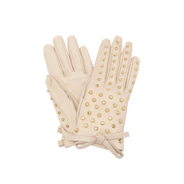 Studded Leather Gloves