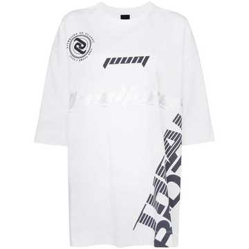 oversized logo print T-shirt