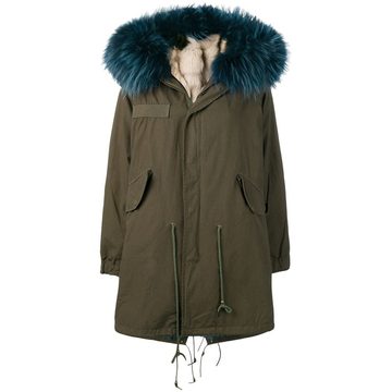 fox fur parka coat