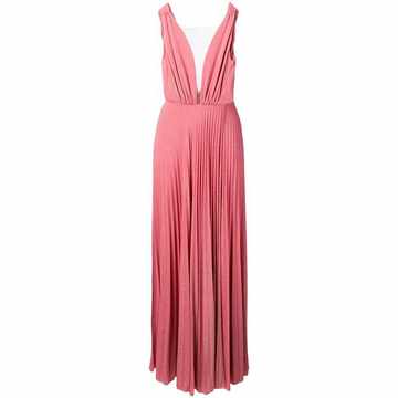 sparkle pleated gown