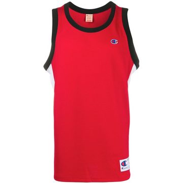 logo print tank top