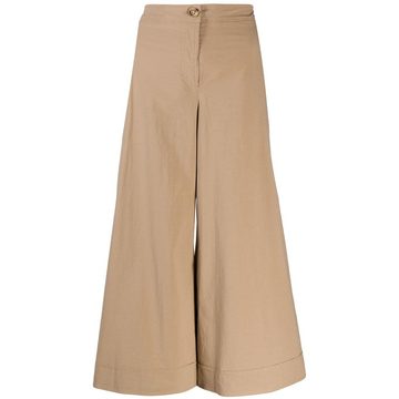 cropped wide-leg trousers