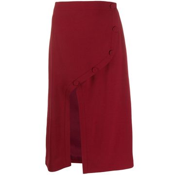 front slit midi skirt