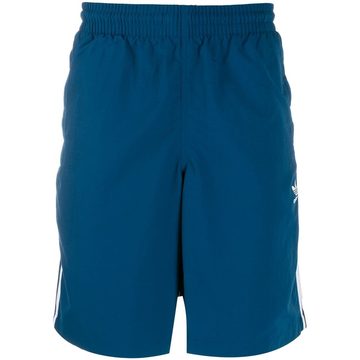 three-stripe track shorts