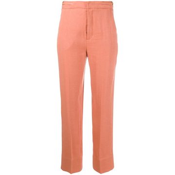 creased slim fit trousers