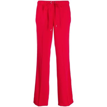 side stripe drawstring trousers