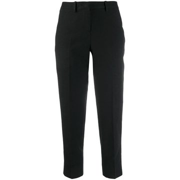 slim cropped trousers