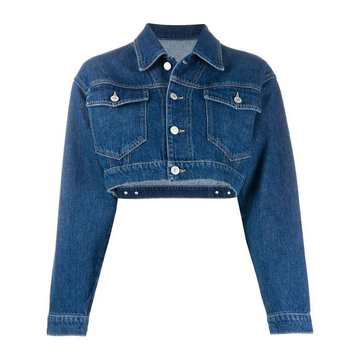 cropped denim jacket