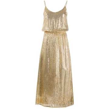 sequinned sleeveless dress