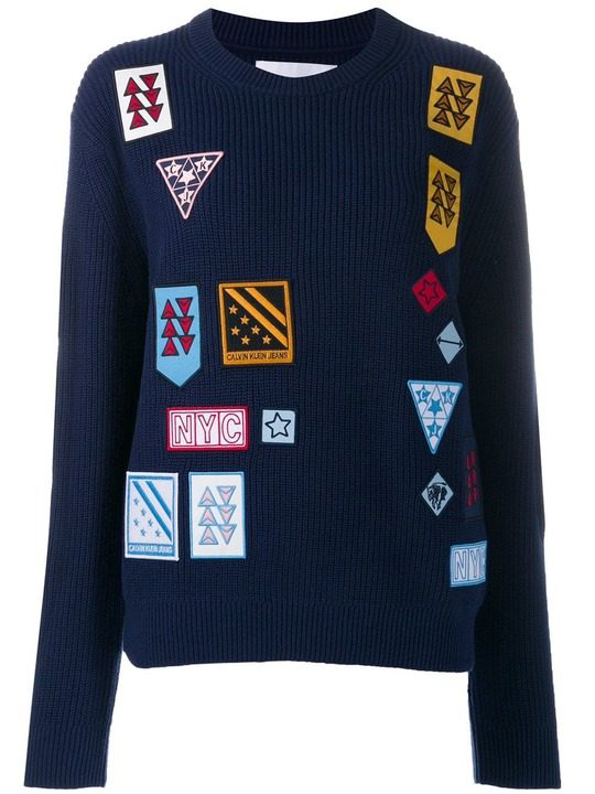 logo patch sweater展示图