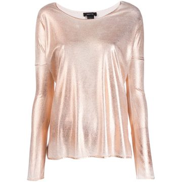 metallic effect T-shirt