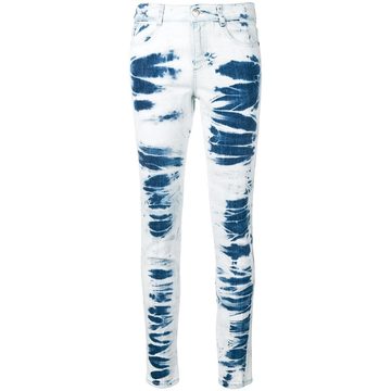 tie-dye skinny jeans