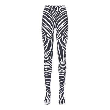 Zebra Duchess Satin High Waist Leggings