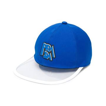 transparent brim logo cap