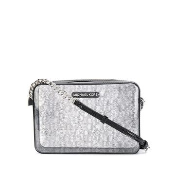 logo print crossbody bag