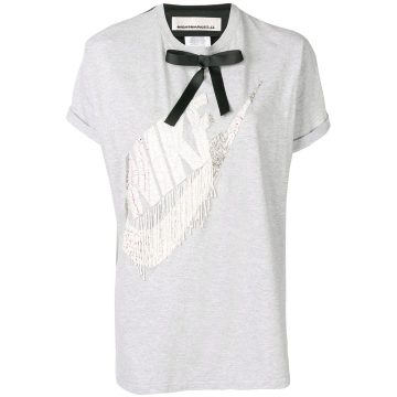 Nike印花蝴蝶结饰T恤
