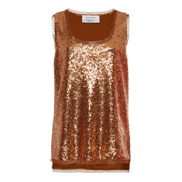 Scoop Neck Sequin Tank Top