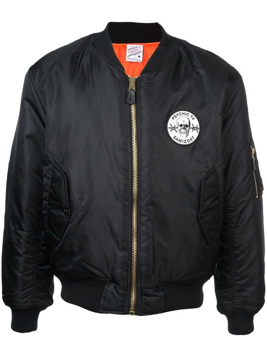 logo patch bomber jacket展示图