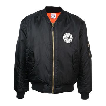 logo patch bomber jacket