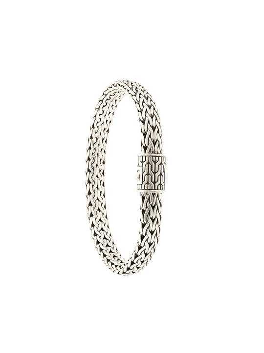 classic chain medium flat chain bracelet展示图