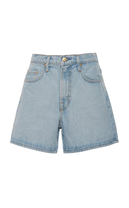 Stevie High-Rise Denim Shorts展示图