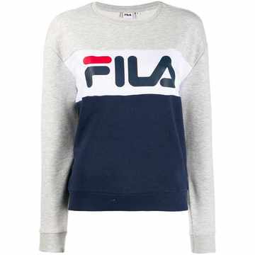 logo colour-block sweatshirt