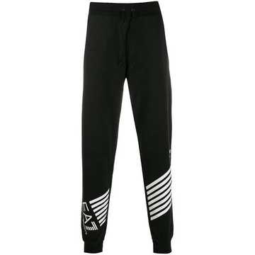 tapered logo track trousers