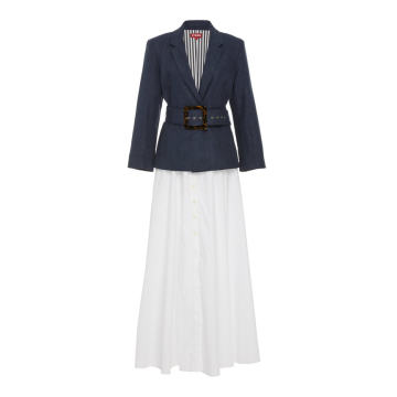 Knightly Cotton Blazer Maxi Dress