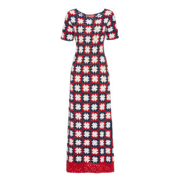 Mare Crocheted Cotton Maxi Dress