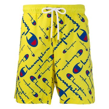 logo print swim shorts