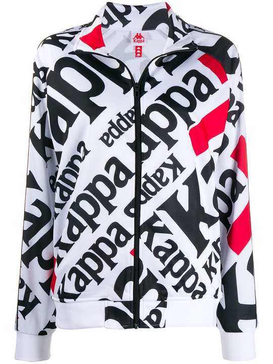 repeat logo print lightweight jacket展示图