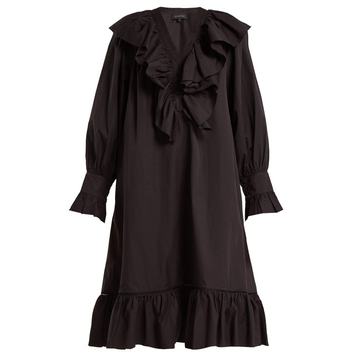 Miller ruffled cotton dress