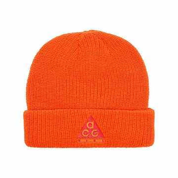 orange ACG embroidered wool blend beanie