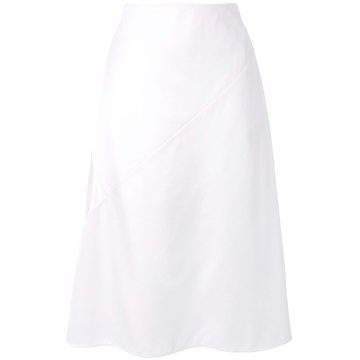plain A-line skirt