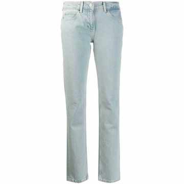 straight-leg jeans