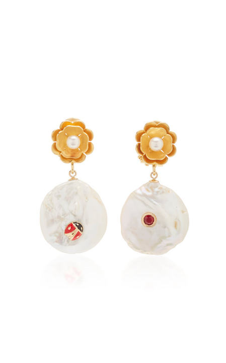 Lady Luck Pearl Drop Earrings展示图