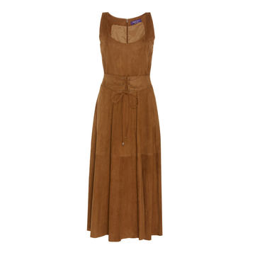 Suede Midi Dress