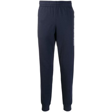 contrast logo track pants